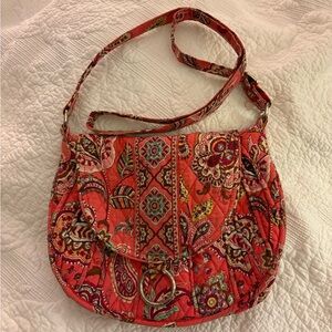 Vibrant Paisley Vera Bradley Saddle Up Crossbody